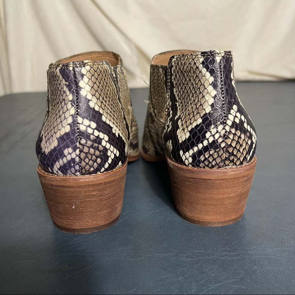 Madewell Snake Print Ankle Boot - Picture 6 of 8